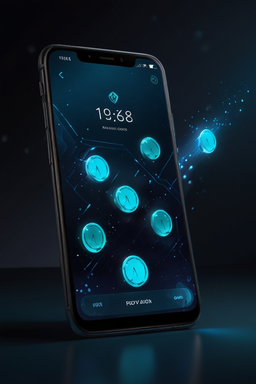 Smartphone mit Casino-App